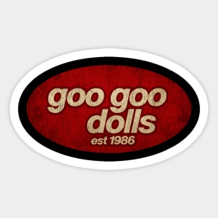 Goo Goo Dolls - Vintage Sticker